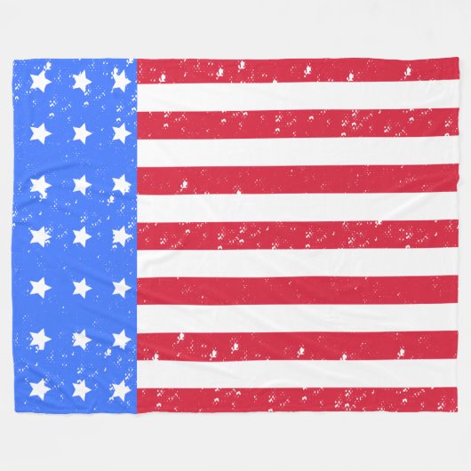 Couverture Polaire AmériciChic Drape Fleece Blanket (Devant (Horizontal))