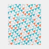 Couverture Polaire Amérindien Baby Boy Tribal Tepee (Devant)