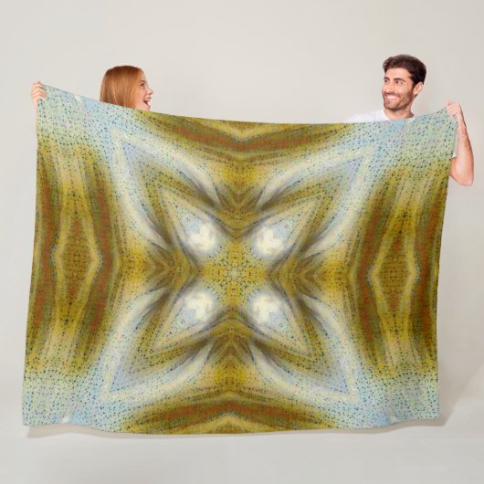 Couverture Polaire Amérindien de l'ours Spirit Shaman Star Plush (En situation)