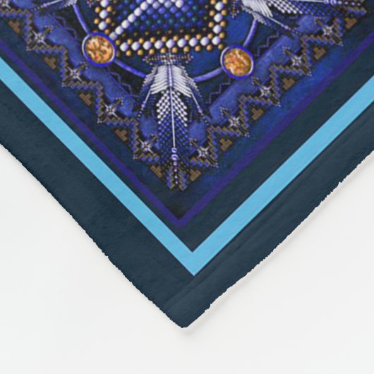 Couverture Polaire Amérindien Dreamcatcher (Coin)