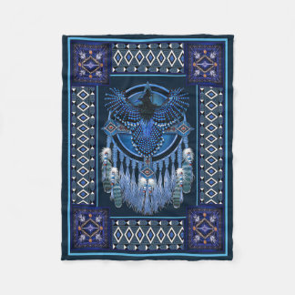 Couverture Polaire Amérindien Dreamcatcher