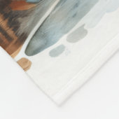 Couverture Polaire Amérindienne et son compagnon de loup (Coin)