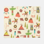 Couverture Polaire Amérindiens : Arrière - plans culturels. (Devant (Horizontal))