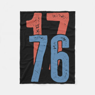 Couverture Polaire Amérique patriotique 1776 4 juillet