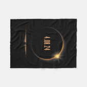 Couverture Polaire Amérique Totalité Printemps 4.08.24 Total Éclips S (Devant (Horizontal))