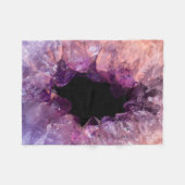 Couverture Polaire Améthyste pourpre (Devant (Horizontal))