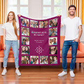 Couverture Polaire Ami drôle Hangover Design photo collage