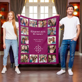 Couverture Polaire Ami drôle Hangover Design photo collage