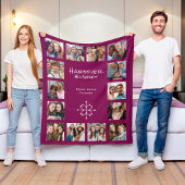 Couverture Polaire Ami drôle Hangover Design photo collage