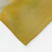 Couverture Polaire Ami velu mignon de berger de photo suisse blanche (Coin)