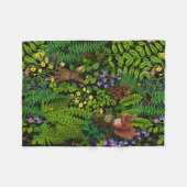 Couverture Polaire Amimies et plantes des bois (Devant (Horizontal))