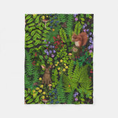 Couverture Polaire Amimies et plantes des bois (Devant)