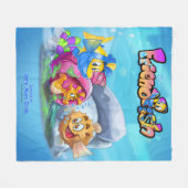 Couverture Polaire AmiPoisson mignon poisson caricature poisson  (Devant (Horizontal))