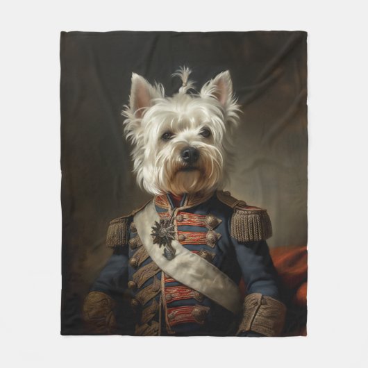 Couverture Polaire Amiral West Highland Terrier (Devant)
