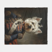 Couverture Polaire Amiral West Highland Terrier (Devant (Horizontal))