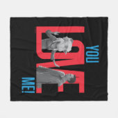 Couverture Polaire AMIS™ | Citation You Love Me (Devant (Horizontal))