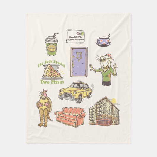 Couverture Polaire AMIS™ | Graphique d'icônes de dessin (Devant)