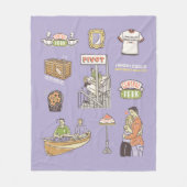 Couverture Polaire AMIS™ | Icônes de dessin (Devant)