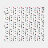 Couverture Polaire AMIS™ | Logo des lumières de Noël (Devant (Horizontal))