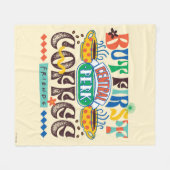 Couverture Polaire AMIS™ | Mais Premier café Vibrant Graphisme (Devant (Horizontal))