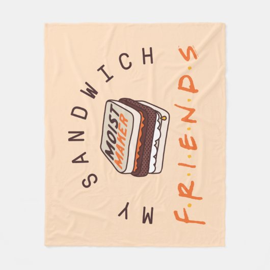 Couverture Polaire AMIS™ | Mon sandwich (Devant)