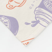 Couverture Polaire AMIS™ | Pastel Central Perk Motif (Coin)