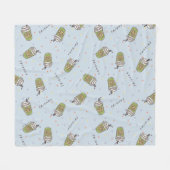 Couverture Polaire AMIS™ | Polka Dot Central Perk Motif (Devant (Horizontal))