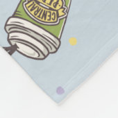 Couverture Polaire AMIS™ | Polka Dot Central Perk Motif (Coin)