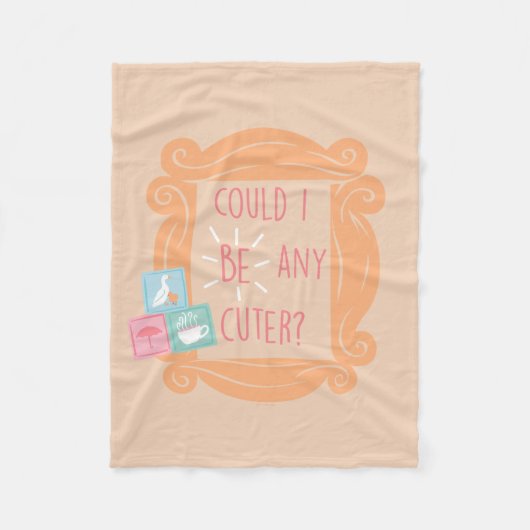 Couverture Polaire AMIS™ | Puis-Je Être Plus Mignonne ? (Devant)