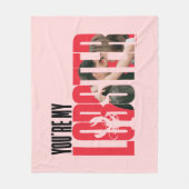 Couverture Polaire AMIS™ | Rachel & Ross - Tu es mon homard (Devant)