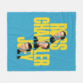 Couverture Polaire AMIS™ | Ross, Chandler et Joey (Devant (Horizontal))