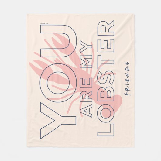Couverture Polaire AMIS™ | Vous êtes mon homard (Devant)