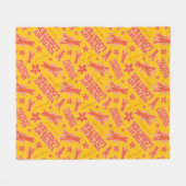 Couverture Polaire AMIS™ | Vous êtes mon homard Motif vibrant (Devant (Horizontal))