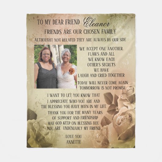 Couverture Polaire Amitié (Devant)