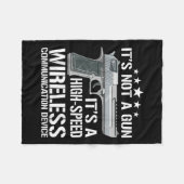 Couverture Polaire Ammo Drôle Amateurs d'armes à feu dire propriétair (Devant (Horizontal))