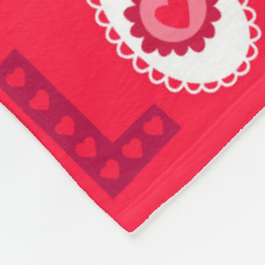 Couverture Polaire Amour (Coin)