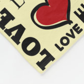 Couverture Polaire Amour (Coin)