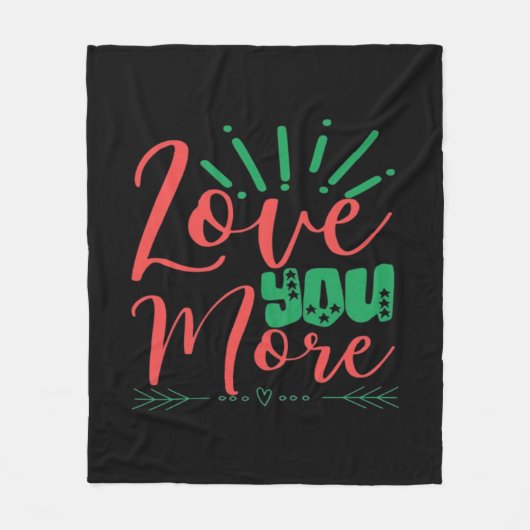 Couverture Polaire Amour à jamais Classique Intemporel (Devant)