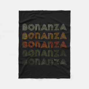 Couverture Polaire Amour Coeur Bonanza Tee Grunge Style Vintage Noir