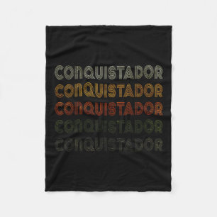 Couverture Polaire Amour Coeur Conquistador Grunge Style Vintage Conq