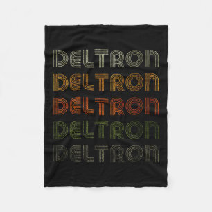 Couverture Polaire Amour Coeur Deltron Tee Grunge Style Vintage Noir
