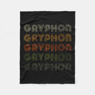 Couverture Polaire Amour Coeur Griffin Tee Grunge Style Vintage Noir