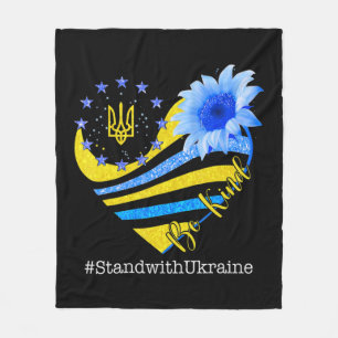 Couverture Polaire Amour Coeur Ukraine Soyez Stable Avec Ukraine Ukra