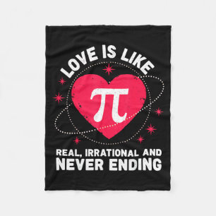 Couverture Polaire Amour comme Pi Réel Irrationnel Jamais Fini Valent