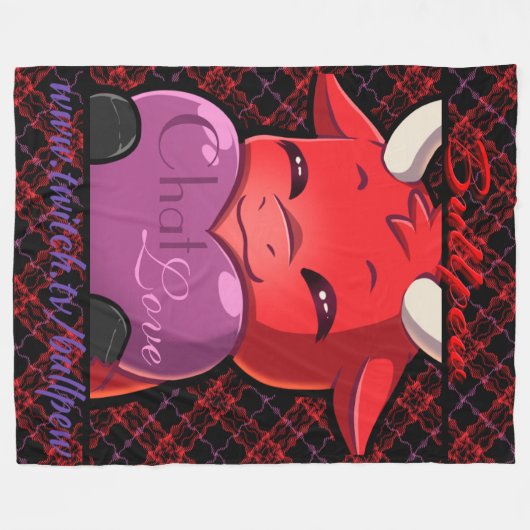 Couverture Polaire Amour conversation 2 (Devant (Horizontal))