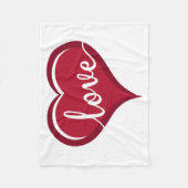 Couverture Polaire amour dans les valentines cardiaques (Devant)