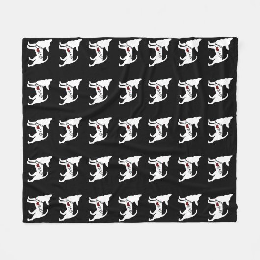 Couverture Polaire Amour de chiwawa (Devant (Horizontal))