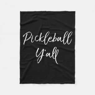 Couverture Polaire Amour de cornichon mignon pickleball cœur rétro te