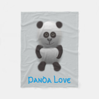 Couverture Polaire amour de panda