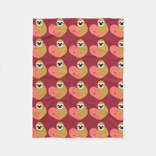 Couverture Polaire Amour de paresse (Devant)